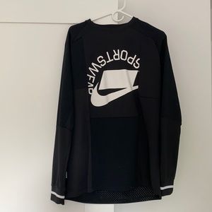 Nike Black Mesh Long Seeve